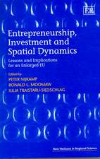 Entrepreneurship, Investment and Spatial Dynamic – Lessons and Implications for an Enlarged EU