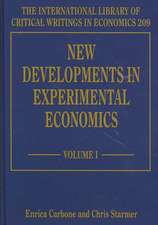 New Developments in Experimental Economics