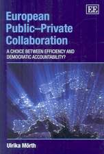 European Public–Private Collaboration – A Choice Between Efficiency and Democratic Accountability?