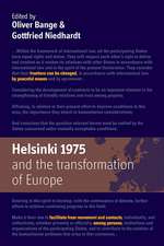 Helsinki 1975 and the Transformation of Europe