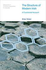 The Structure of Modern Irish: A Functional Account