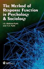 The Method of Response Functions in Psychology and Sociology: W/ CD