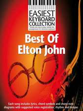 Easiest Keyboard Collection Best of Elton John Lyrics Chords Books