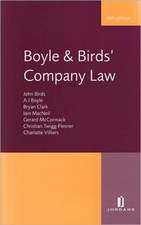 Boyle and Birds' Company Law