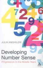 Developing Number Sense: Progression in the Middle Years