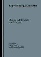 Representing Minorities: Studies in Literature and Criticism