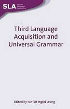 Third Language Acquisition and Universal Grammar