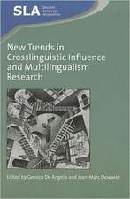 New Trends in Crosslinguistic Influence and Multilingualism Research