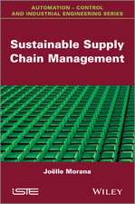 Sustainable Supply Chain Management