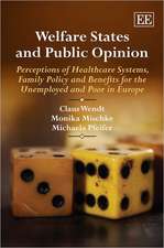 Welfare States and Public Opinion – Perceptions of Healthcare Systems, Family Policy and Benefits for the Unemployed and Poor in Europe