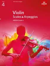 Violin Scales & Arpeggios, ABRSM Grade 4: from 2012