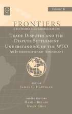 Trade Disputes and the Dispute Settlement Unders – An Interdisciplinary Assessment