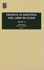 Advances in Industrial and Labor Relations