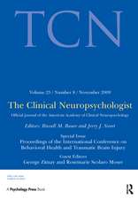 Proceedings of the International Conference on Behavioral Health and Traumatic Brain Injury