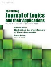 Ifcolog Journal of Logics and Their Applications Volume 4, Number 11. Dedicated to the Memory of Dale Jacquette