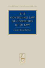 The Governing Law of Companies in EU Law