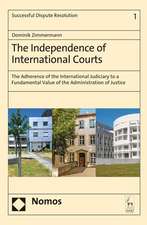 The Independence of International Courts