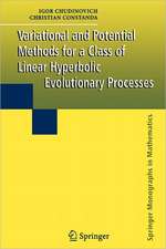 Variational and Potential Methods for a Class of Linear Hyperbolic Evolutionary Processes