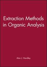 Extraction Methods in Organic Analysis