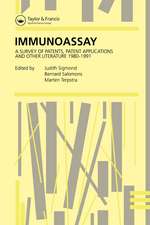 Immunoassay: A survey of patents, patent applications and other literature 1980-1991