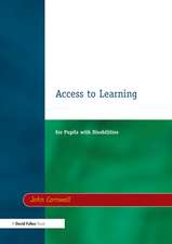 Access to Learning for Pupils with Disabilities