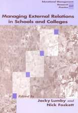 Managing External Relations in Schools and Colleges