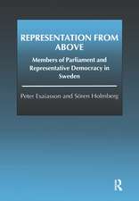 Representation From Above: Members of Parliament and Representative Democracy in Sweden