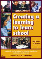 Creating a learning to learn school