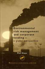 Environmental Risk Management and Corporate Lending: A Global Perspective