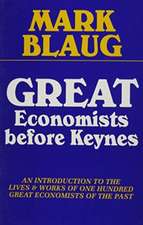 Great Economists before Keynes – An Introduction to the Lives and Works of One Hundred Great Economists of the Past