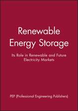 Renewable Energy Storage – Its Role in Renewable and Future Electricity Markets