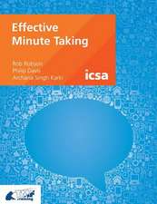 Effective Minute Taking