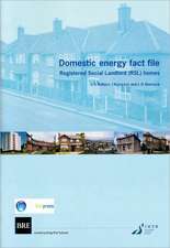 Domestic Energy Fact File: Registered Social Landlord (Rsl) Homes (Br 411)