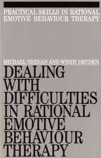 Dealing with Difficulties in Rational Emotive Behaviour Therapy