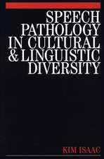 Speech Pathology in Cultural and Linguistic Diversity