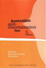 Australian Anti-Discrimination Law