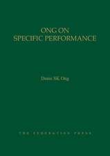 Ong on Specific Performance