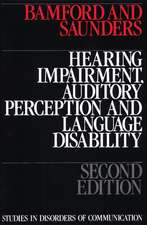 Hearing Impairment, Auditory Perception and Language Disability 2e