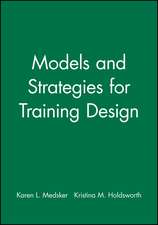 Models and Strategies for Training Design