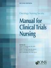 Manual for Clinical Trials Nursing