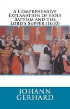 A Comprehensive Explanation of Holy Baptism and the Lord's Supper (1610): Volume 3