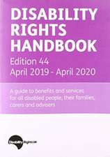 Disability Rights Handbook: April 2019 - April 2020