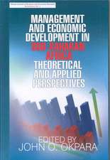 Management and Economic Development in Sub-Saharan Africa: Theoretical and Applied Perspectives