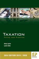 Taxation - Policy and Practice 2019/2020