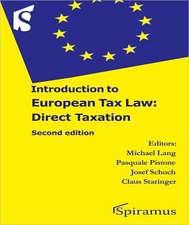 Introduction to European Tax Law: Direct Taxation