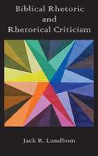 Biblical Rhetoric and Rhetorical Criticism