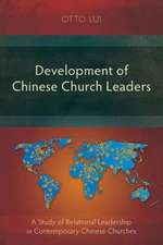 Development of Chinese Church Leaders