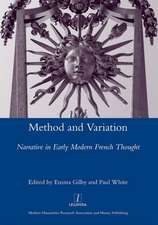 Method and Variation: Narrative in Early Modern French Thought