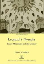 Leopardi's Nymphs: Grace, Melancholy, and the Uncanny