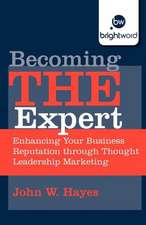 Becoming the Expert